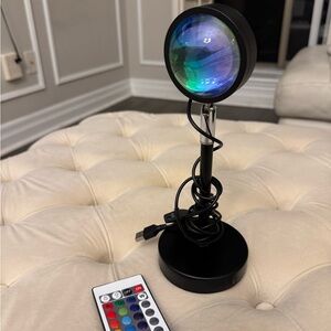Colorful LED Projection Lamp with Remote